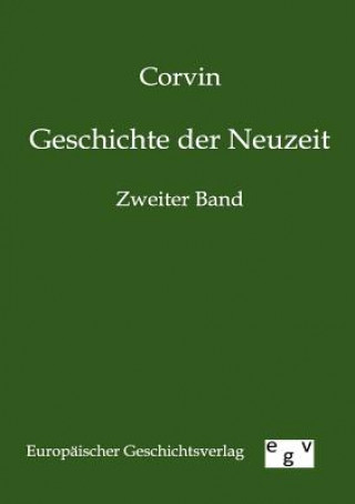 Kniha Geschichte der Neuzeit Corvin