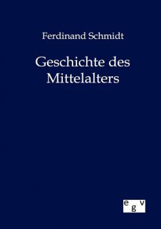Buch Geschichte des Mittelalters Ferdinand Schmidt