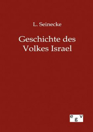 Książka Geschichte des Volkes Israel L. Seinecke