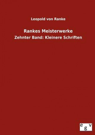 Könyv Rankes Meisterwerke Leopold von Ranke