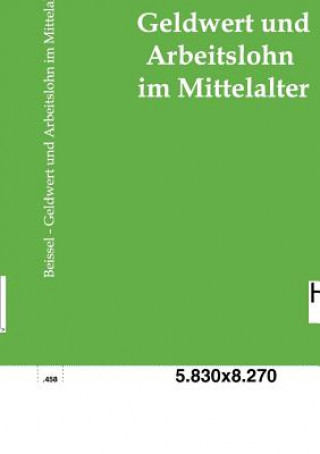 Kniha Geldwert und Arbeitslohn Stephan Beissel