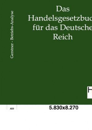 Kniha neue Handelsgesetzbuch fur das Deutsche Reich Dr Danziger