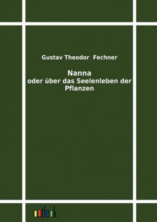 Buch Nanna Gustav Theodor Fechner