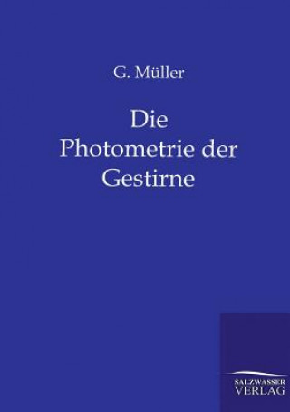 Carte Photometrie der Gestirne G. Müller