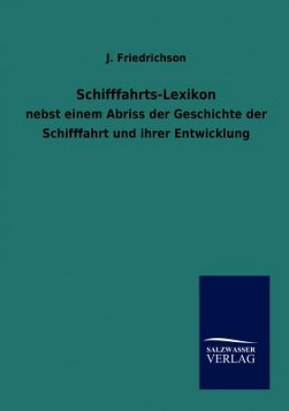 Carte Schifffahrts-Lexikon J. Friedrichson