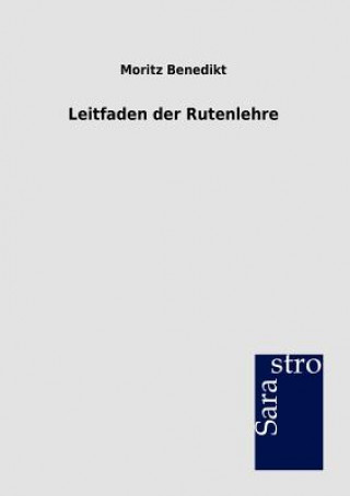 Buch Leitfaden der Rutenlehre Moritz Benedikt