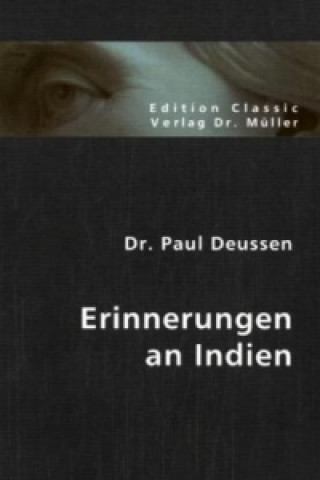 Knjiga Erinnerungen an Indien Paul Deussen