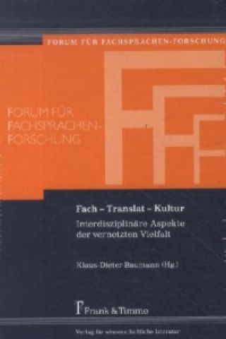 Carte Fach - Translat - Kultur, 2 Bde. Klaus-Dieter Baumann