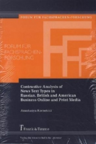 Kniha Contrastive Analysis of News Text Types Anastasiya Kornetzki