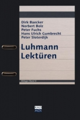 Kniha Luhmann Lektüren Dirk Baecker