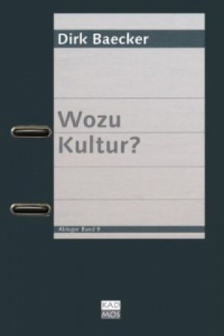Buch Wozu Kultur? Dirk Baecker
