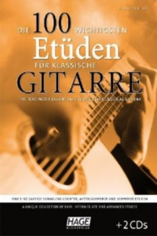 Pubblicazioni cartacee Die 100 wichtigsten Etüden für klassische Gitarre, m. 2 Audio-CDs Jiang Weijie