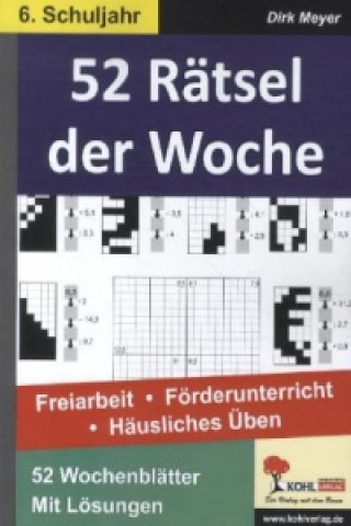 Kniha 52 Rätsel der Woche, 6. Schuljahr Hans-J. Schmidt