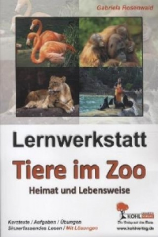 Książka Lernwerkstatt Tiere im Zoo Gabriela Rosenwald