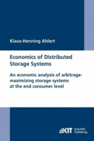 Kniha Economics of Distributed Storage Systems Klaus-Henning Ahlert