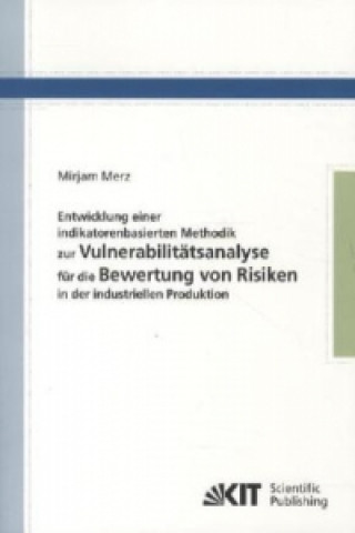 Könyv Entwicklung einer indikatorenbasierten Methodik zur Vulnerabilitatsanalyse fur die Bewertung von Risiken in der industriellen Produktion Mirjam Merz