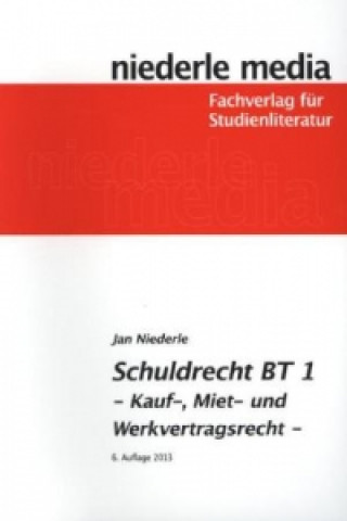 Książka Schuldrecht BT 1 - 2022. Tl.1 Jan Niederle