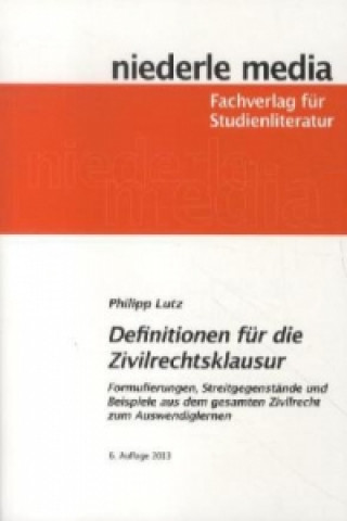 Carte Definitionen für die Zivilrechtsklausur - 2022 Philipp Lutz