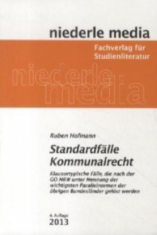 Kniha Standardfälle Kommunalrecht - 2022 Ruben Hofmann