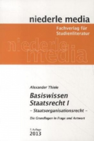 Kniha Basiswissen Staatsrecht 1 - 2022. Bd.1 Alexander Thiele