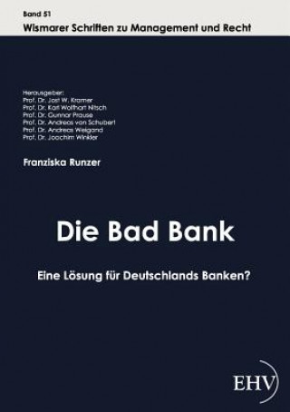 Kniha Bad Bank Franziska Runzer