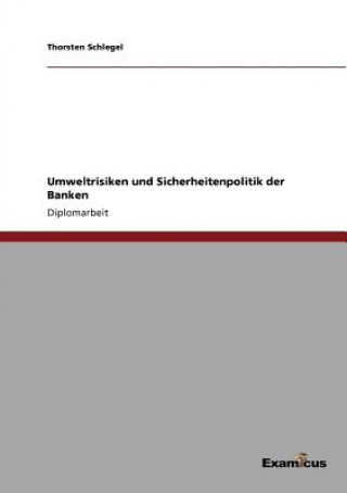 Kniha Umweltrisiken und Sicherheitenpolitik der Banken Thorsten Schlegel