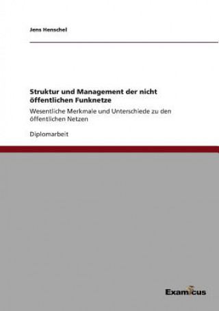 Книга Struktur und Management der nicht oeffentlichen Funknetze Jens Henschel