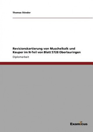 Книга Revisionskartierung von Muschelkalk und Keuper im N-Teil von Blatt 5728 Oberlauringen Thomas Stinder
