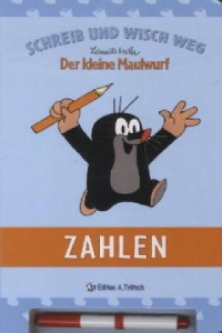 Kniha Der kleine Maulwurf, Schreib und wisch weg - Zahlen Zdenek Miler