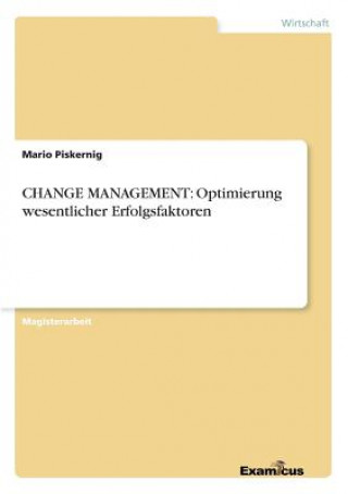 Książka Change Management Mario Piskernig