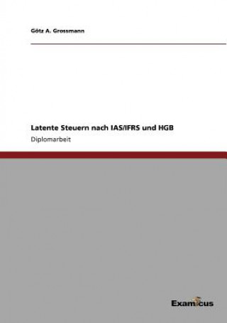 Carte Latente Steuern nach IAS/IFRS und HGB Götz A. Grossmann