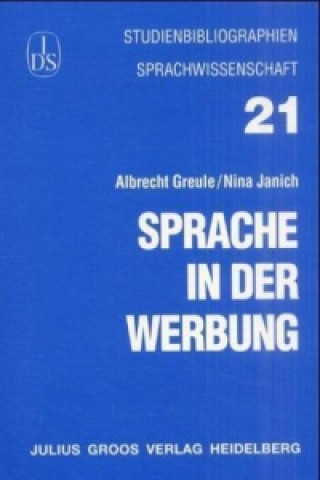 Kniha Sprache in der Werbung Albrecht Greule