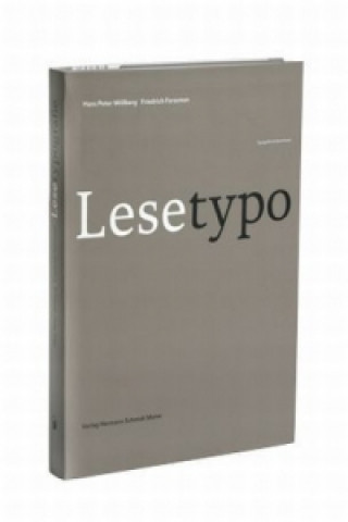 Kniha Lesetypografie Hans Peter Willberg
