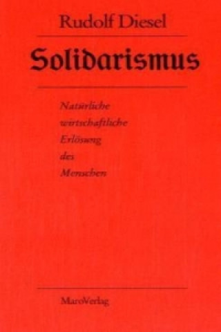 Kniha Solidarismus Rudolf Diesel