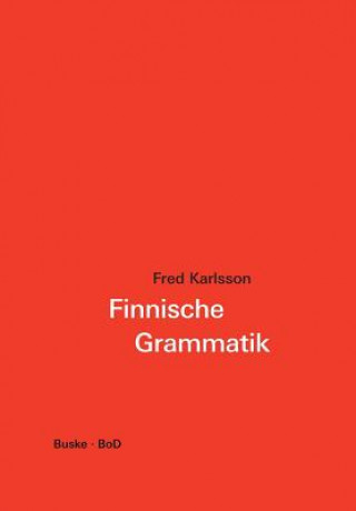 Kniha Finnische Grammatik Fred Karlsson