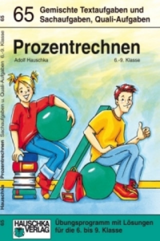 Книга Prozentrechnen 6.-9. Klasse, A5-Heft Adolf Hauschka