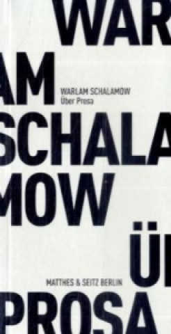 Βιβλίο Über Prosa Warlam Schalamow