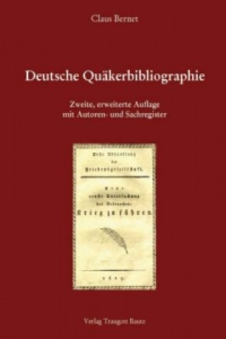 Kniha Deutsche Quäkerbibliographie Claus Bernet