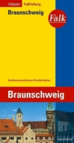 Prasa Falk Stadtplan Falkfaltung Braunschweig 1:20.000 