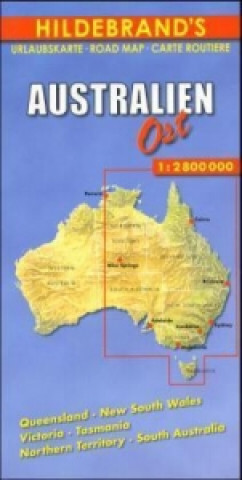 Tiskovina Hildebrand's Urlaubskarte Australien Ost. Australia East / Australie Est 
