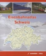 Carte Eisenbahnatlas Schweiz / Railatlas Suisse / Railatlas Svizzera / Railatlas Switzerland Hans Schweers
