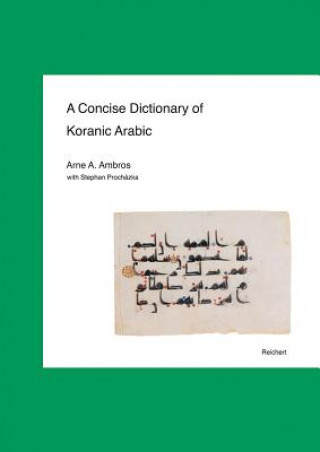 Book A Concise Dictionary of Koranic Arabic Arne A. Ambros