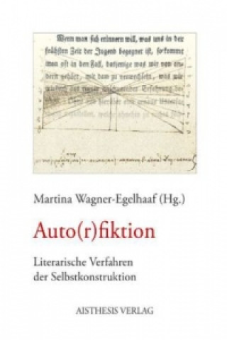 Kniha Auto(r)fiktion Martina Wagner-Egelhaaf