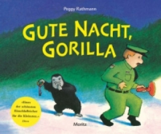 Carte Gute Nacht, Gorilla Peggy Rathmann