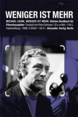 Könyv Weniger ist Mehr Michael Caine