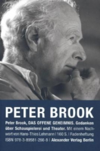 Kniha Das offene Geheimnis Peter Brook