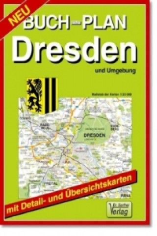 Carte Doktor Barthel Buchplan Dresden und Umgebung 