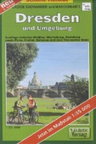 Materiale tipărite Große Radwander- und Wanderkarte Dresden und Umgebung 