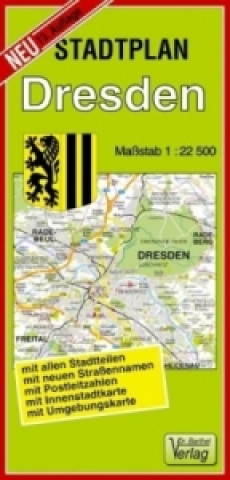 Tiskovina Doktor Barthel Stadtplan Dresden 