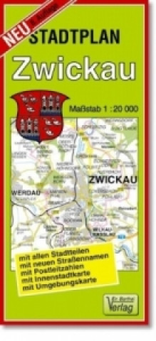 Tiskovina Doktor Barthel Stadtplan Zwickau 